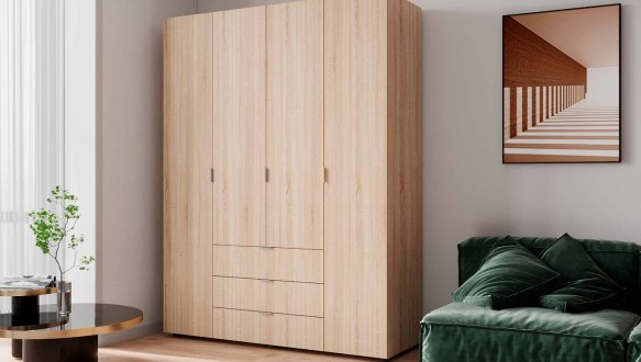 Шафа 4Д Гелар Дорос 4 дверна білий 155 см 6