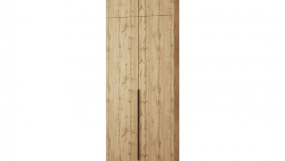 Шкаф Mebelstar Оскар двухдверный с антресолью Дуб тахо 100 см 0