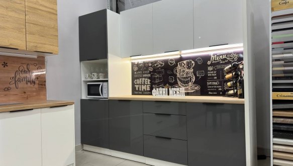 Кухня 2,4м Фарбований високий глянець ДСП АКЦІЯ 0