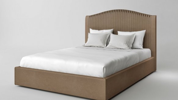 Кровать мягкая двуспальная Лев Тоскания 3