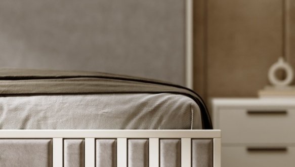 Кровать деревянная DrevKO Лаундж 1 с подьемным механизмом и нишей для белья Массив Бук 0