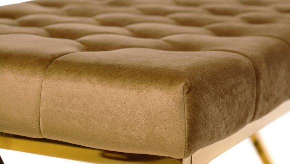 Банкетка BN-2 капучино + золото 4