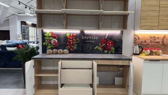 Кухня 2,0 м Фарбований МДФ Альфа ручка АКЦІЯ! 4