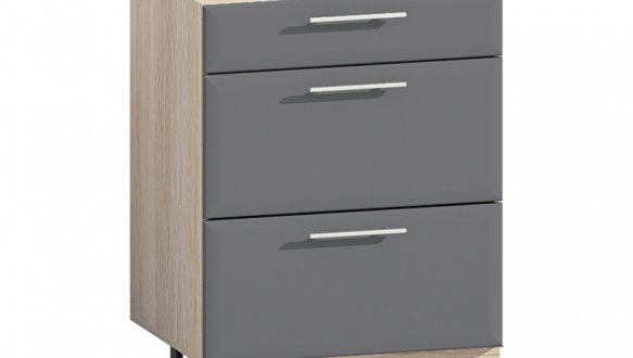 Тумба нижня Н60.82.3Я Хай-тек кольоровий друк