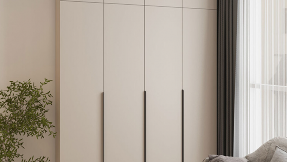 Шкаф Mebelstar Оскар четырехдверный с антресолью и ящиками Кашемир 200 см