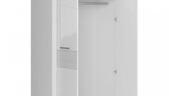 Шкаф SZF2D BRW Poland Flames 2 дверный белый 105 см 2