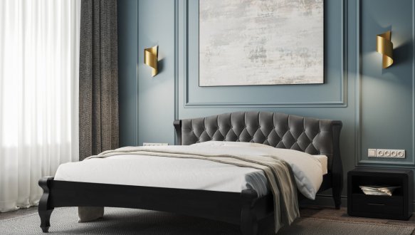 Кровать деревянная ArborDrev Корона Сосна / Бук 0