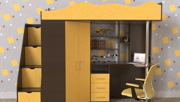  Ліжко горище дитяче Art in Head Binky ДС37А 0