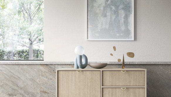 Комод беж пісочний/ялиця сканді Forest KSZD106