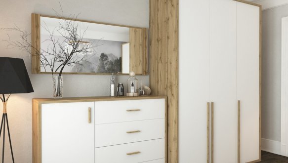 Комод 1Д/4Ш Франческа 0