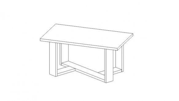 Стіл журнальний Нікко 2