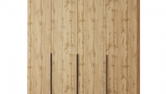 Шафа Mebelstar Оскар чотирьохдверна з антресоллю Дуб тахо 200 см 4