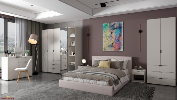 Шафа для одягу Дорос Гелар кашемір 4-х дверна 155 см 0