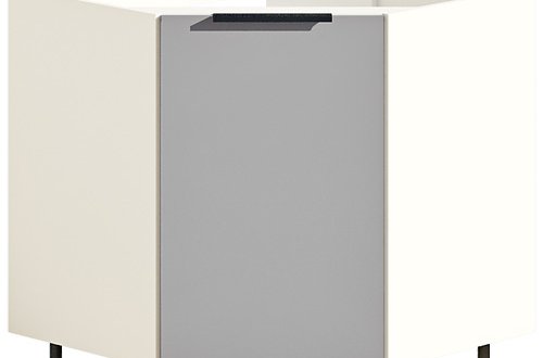 Тумба нижня Н90х90.82.1Д. кут. Мийка Лофт глянець