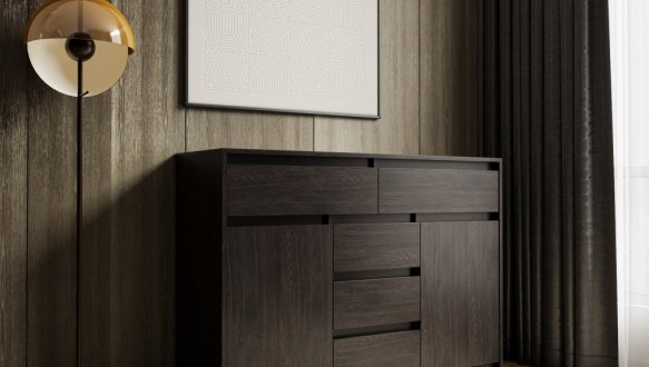 Спальня Новинка 2 Файні Меблі Україна с комодом 2D5S и тумбами 0