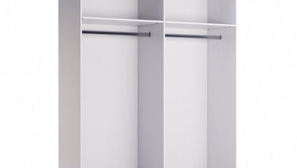 Шкаф 4дв с зеркалом Миромарк Фемели 4 дверный белый глянец 180 см 0