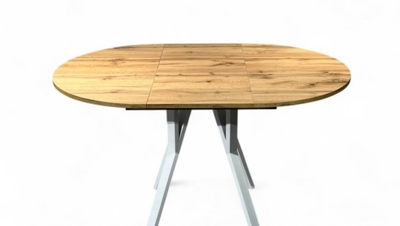 Стіл круглий розкладний Lite Slide / Лайт слайд MebliRoMax D1100 ЛДСП 18 мм 5