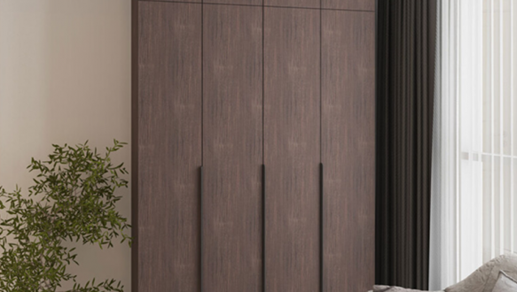 Шафа Mebelstar Оскар чотирьохдверна з антресоллю Дуб рістрето 160 см