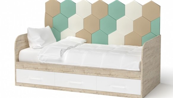 Кровать Элии спинка соты 6