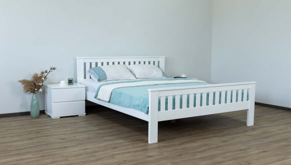 Кровать деревянная Древко Жасмин с подьемным механизмом и нишей для белья Бук