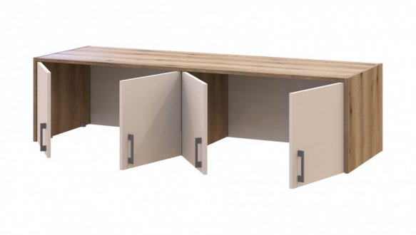 Антресоль Дорос Ронди кашемир 4-дверная 160 см 0