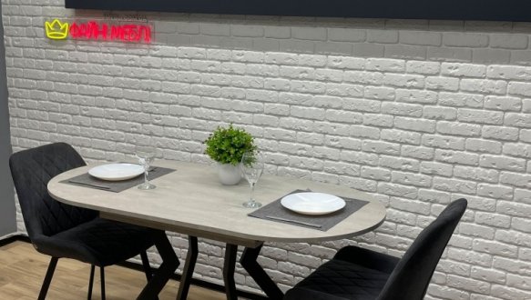 Стіл круглий розкладний MebliRoMax Ronni slide / Ронні Слайд 110 см 8