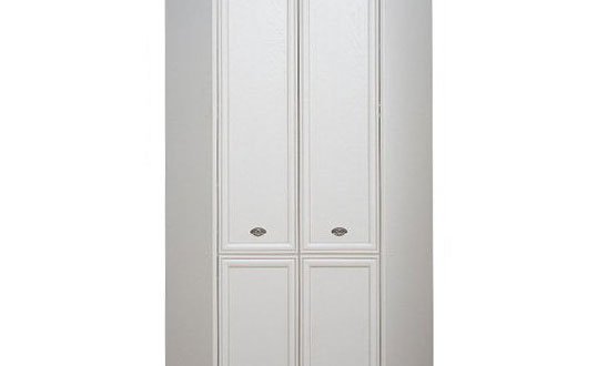 Шафа кутова SZFN2D Гербор Салерно 2 дверна білий 98 см