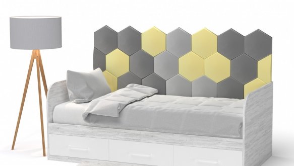 Кровать Элии спинка соты 0