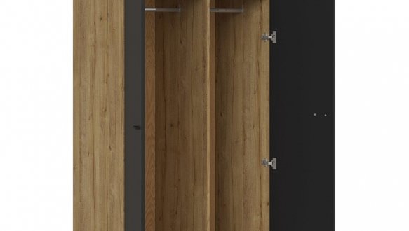 Шкаф BRW Poland Zenda 2 дверный дуб 90 см 3