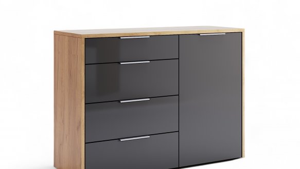 Комод 1Д 4Ш Луна