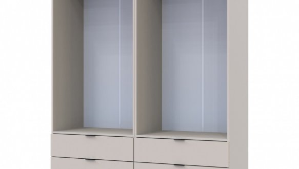 Шкаф Дорос Гелар кашемир 4-х дверной 155 см 2