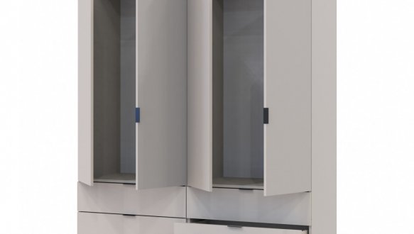 Шкаф Дорос Гелар кашемир 4-х дверной 155 см 3