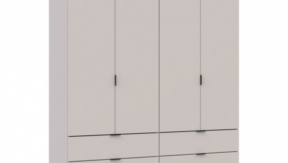 Шкаф Дорос Гелар кашемир 4-х дверной 155 см 5