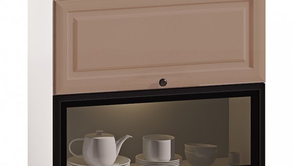 Тумба верхня В80.72.1Д1СК. Бар Сушка Комбі Атланта глянець