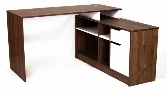 Комп'ютерний стіл Nord Інтарсіо Правий/Лівий Бронзовий 133 см 0