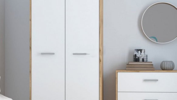 Модульная спальня Matos/Матос BRW Poland Белый/Дуб Вотан 2