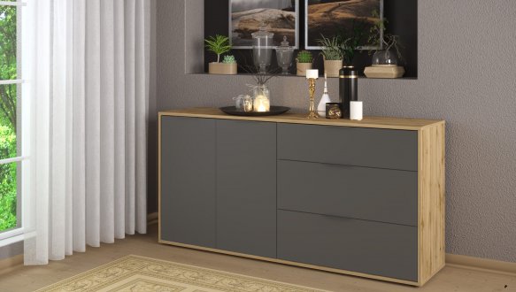 Комод 2Д3Ш Нітро 