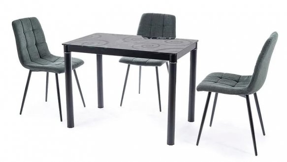 Стол Damar 80х60 Черный 1