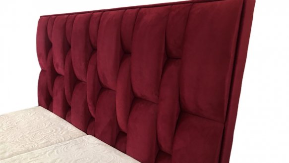 Ліжко м'яке двоспальне Городок меблі Марсель з підйомним механізмом та нішею для білизни 8