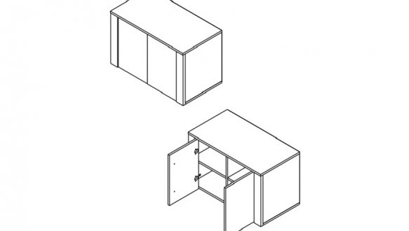 Тумба для обуви KOM2D Токай 0