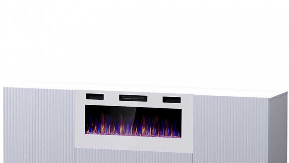 Комод 180 EF Pafos з електрокаміном 5