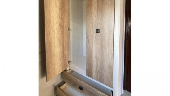 Шафа SZF2D2S ВМК Украіна Коен ІІ 2 дверна дуб корабельний 104 см 1