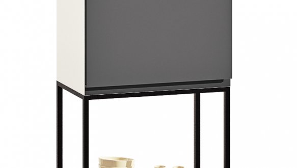 Тумба верхня В50.72.1Д метал.відкрита Альфа ручка