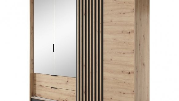 Модульна спальня Tally/Таллі Perfect Home Дуб артизан/Антрацит 7