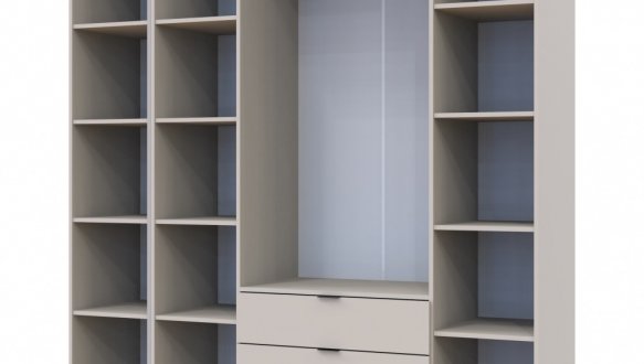 Шкаф Дорос Гелар кашемир с Этажеркой 4 дверный 193,2 см 2