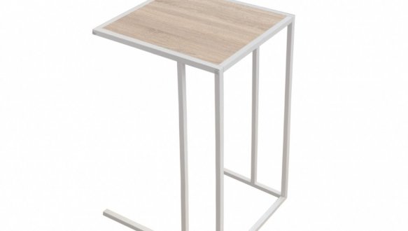 Придиванный стол-трансформер Fiji Double Дуб сонома/Белый 3