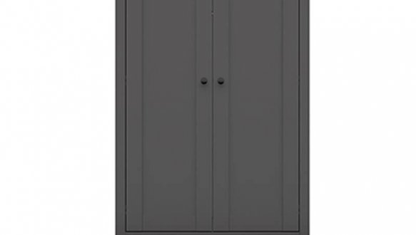 Шкаф SZF2D1S/20/10 BRW Poland Hesen 2 дверный черный 101 см