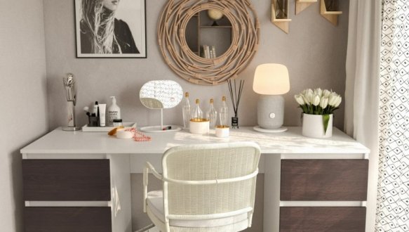 Стіл комп’ютерний білий Т228 4