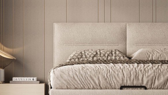 Кровать двуспальная мягкая Woodsoft Salerno / Салерно 0