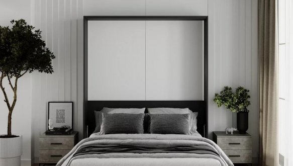 Кровать двуспальная шкаф трансформер Art in Head Juno / Джуно 160 см 13